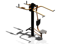 Уличный тренажер "Верхняя тяга Брусья Пресс" УТ339 в Мариуполе