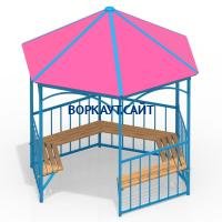 Беседка с лавками МАФ 4120 в Мариуполе