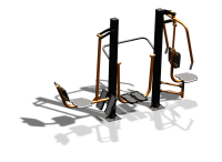 Уличный тренажер "Жим ногами Шагомер Жим от груди" УТ333 в Мариуполе