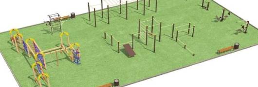 Проект спортивной площадки для любого возраста в Мариуполе