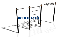Спортивный комплекс воркаут ВС-129 в Мариуполе