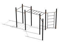 Спортивный комплекс воркаут ВС-117 в Мариуполе