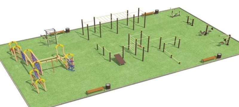 Проект спортивной площадки для любого возраста - 1 096 200 рублей. в Мариуполе