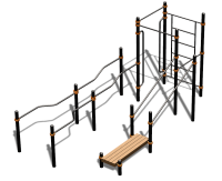 Спортивный комплекс воркаут ВС-194 в Мариуполе