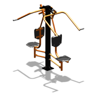 Уличный тренажер  "Верхняя тяга двойная"  УТ207 в Мариуполе