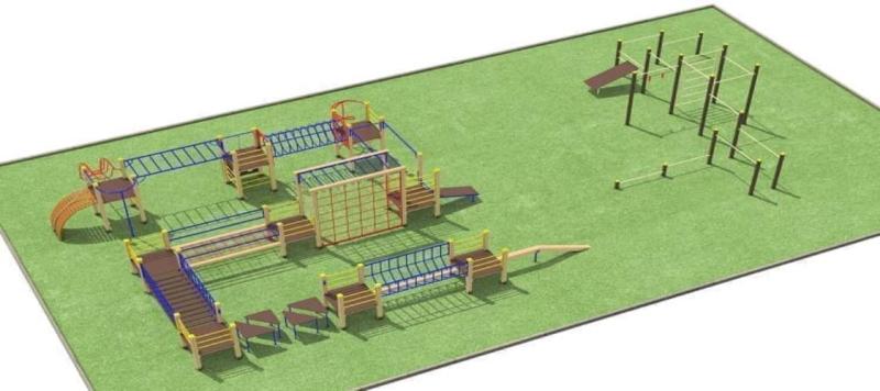 Проект спортплощадки с полосой препятствий - 1 178 100 рублей в Мариуполе