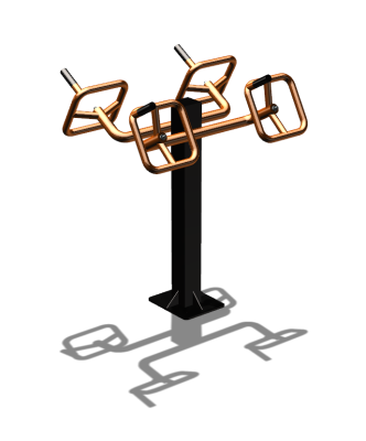 Уличный тренажер  "Штурвал двойной"  УТ201 в Мариуполе