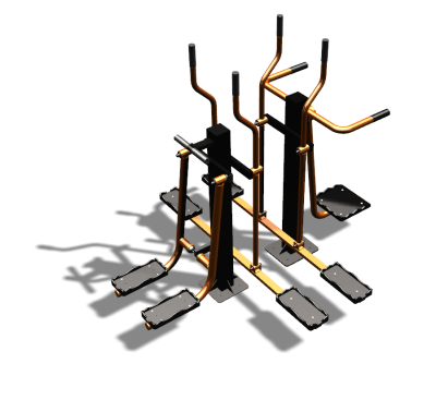 Уличный тренажер "Шпагат Маятник Лыжник двойной" УТ335 в Мариуполе