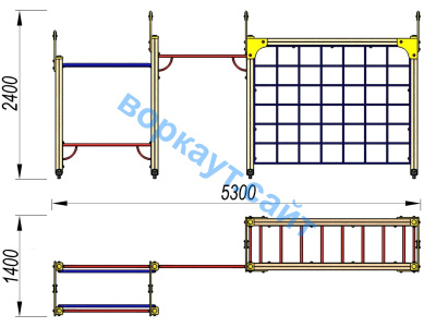Детский спортивный комплекс Атлет ДСК 3106 в Мариуполе