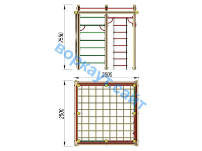 Детский спортивный комплекс ДСК 3110 в Мариуполе Детский спортивный комплекс ДСК 3110 в Мариуполе