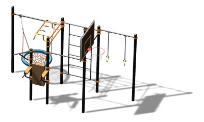 Спортивный комплекс воркаут ВС-104 в Мариуполе