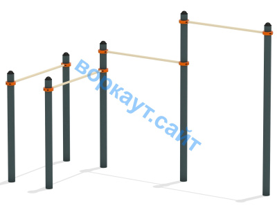 Турник двойной с брусьями ВС-17 в Мариуполе