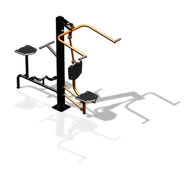 Уличный тренажер "Верхняя тяга Вело" УТ340 в Мариуполе