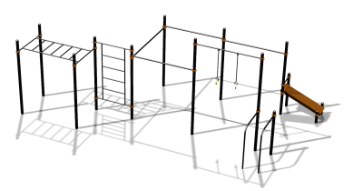 Спортивный комплекс воркаут ВС-153 в Мариуполе