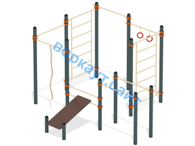 Спортивный комплекс воркаут ВС-47 в Мариуполе