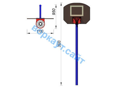 Баскетбольный щит СИО 3510 в Мариуполе