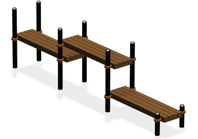 Спортивный комплекс воркаут ВС-63 в Мариуполе