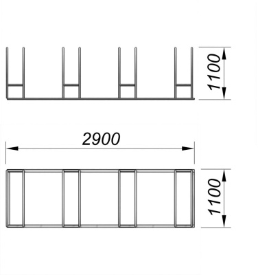 Велопарковка МАФ 6002 в Мариуполе
