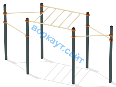 Турник разноуровневый с рукоходом ВС-26 в Мариуполе