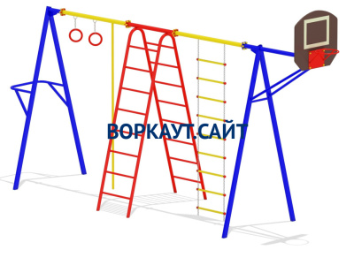 Гимнастический комплекс с баскетбольным щитом МАФ 3001 в Мариуполе Гимнастический комплекс с баскетбольным щитом МАФ 3001 в Мариуполе
