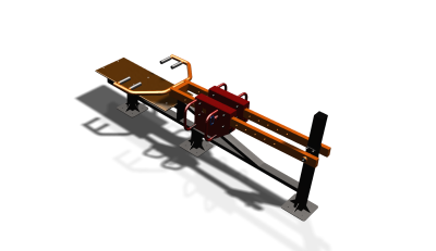 Силовой уличный тренажер  "Жим лежа"  УТ411 в Мариуполе