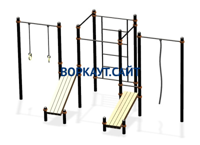 Спортивный комплекс воркаут ВС-44 в Мариуполе