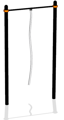 Турник с гимнастическим канатом ВС-34 в Мариуполе