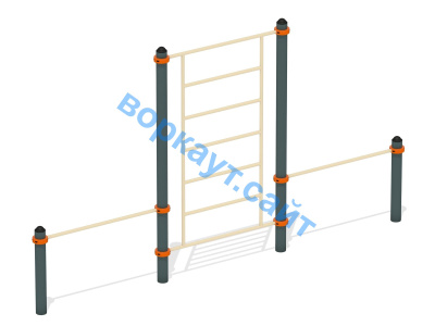 Шведская стенка с перекладинами ВС-13 в Мариуполе