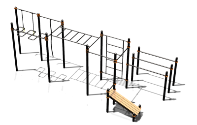 Спортивный комплекс воркаут ВС-77 в Мариуполе
