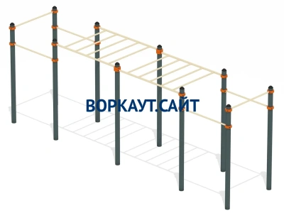 Воркаут рукоход с турниками ВС-23 в Мариуполе