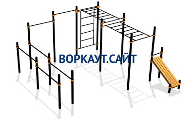 Спортивный комплекс воркаут ВС-109 в Мариуполе