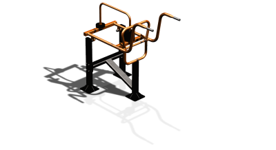 Силовой уличный тренажер  "Приседания"  УТ404 в Мариуполе