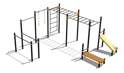 Спортивный комплекс воркаут ВС-71 в Мариуполе