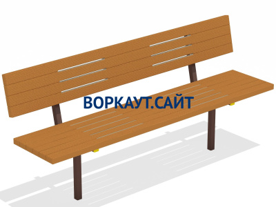 Диван уличный МАФ 1608 в Мариуполе