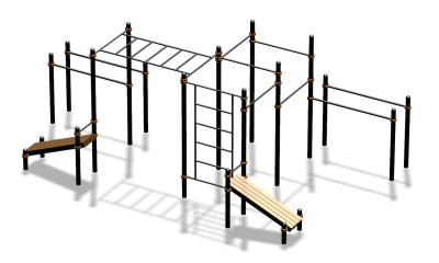 Спортивный комплекс воркаут ВС-100 в Мариуполе