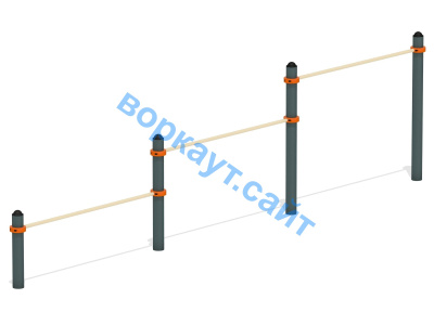 Каскад турников тройной ВС-6 в Мариуполе