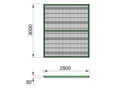 Ограждение спортивной площадки 2500х3000 МАФ 5103 в Мариуполе
