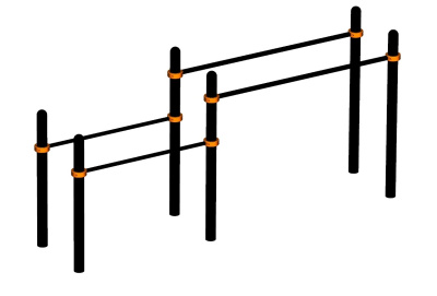 Брусья разновысокие ВС-15 в Мариуполе