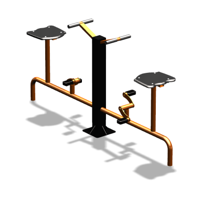 Уличный тренажер  "Вело двойной"   УТ211 в Мариуполе