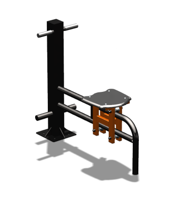 Уличный тренажер "Каталка одинарная" УТ 123 в Мариуполе