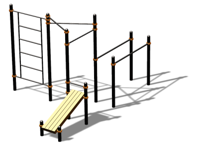 Спортивный комплекс воркаут ВС-140 в Мариуполе