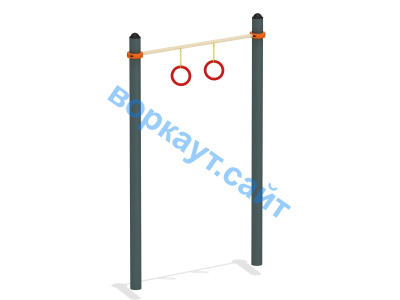 Турник с кольцами ВС-7 в Мариуполе Турник с кольцами ВС-7 в Мариуполе