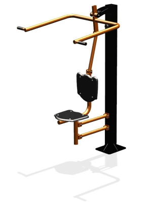 Уличный тренажер "Верхняя тяга одинарный" УТ 114 в Мариуполе