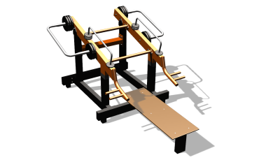 Силовой уличный тренажер  "Жим от груди"  УТ422 в Мариуполе