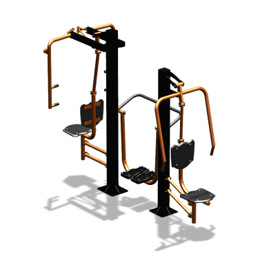 Уличный тренажер "Жим от себя Шагомер Баттерфляй" УТ303 в Мариуполе