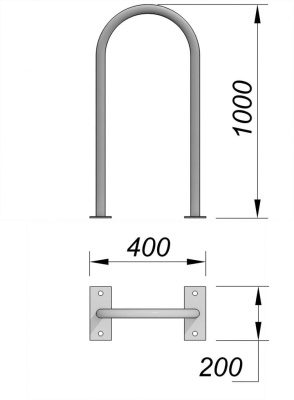 Велопарковка МАФ 6001 в Мариуполе