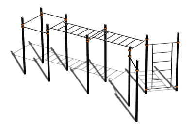 Спортивный комплекс воркаут ВС-118 в Мариуполе