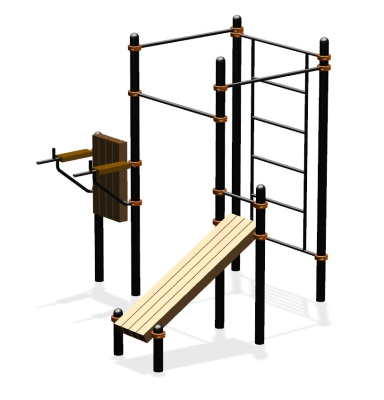 Спортивный комплекс воркаут ВС-64 в Мариуполе