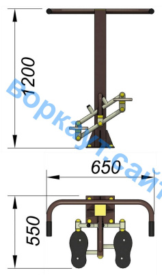 Уличный тренажер "Балансир" УТ 007 в Мариуполе