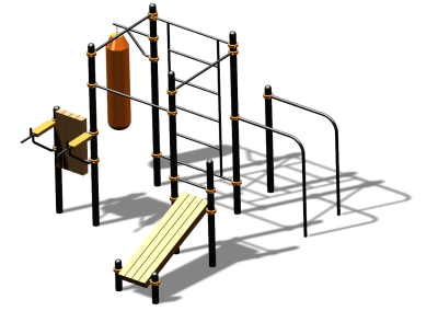 Спортивный комплекс воркаут ВС-93 в Мариуполе